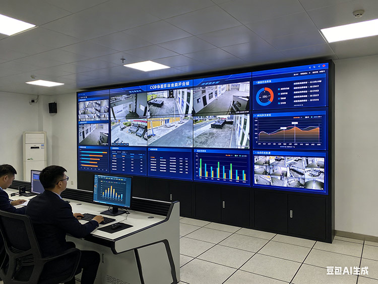 成都led顯示屏-成都高端應(yīng)急指揮中心實景圖片